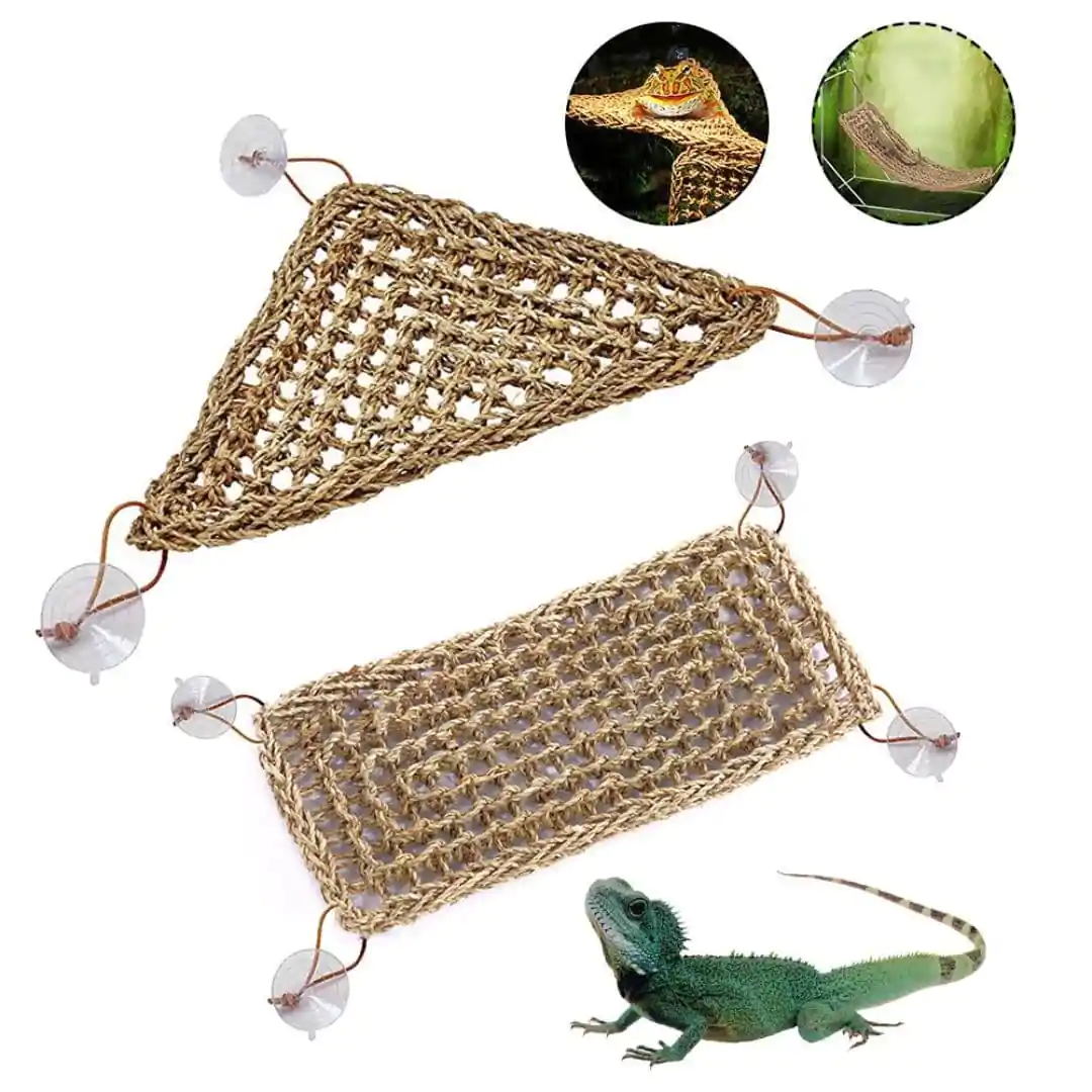 Réptil rede terrário decoração para lagarto espreguiçadeira - Image 4